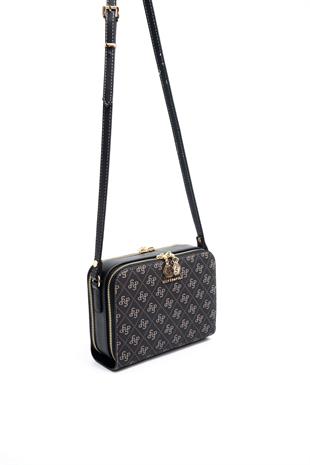 Silver & Polo Füme - Siyah SP888 Kadın Çapraz Çanta