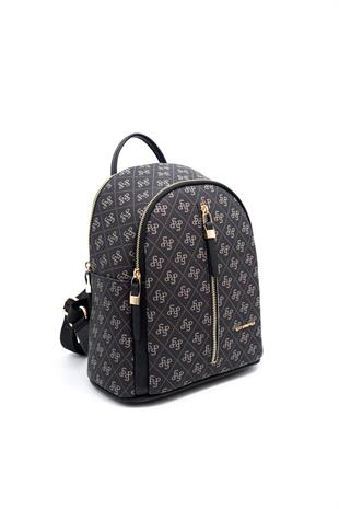 Silver & Polo Füme - Siyah SP901 Kadın Sırt Çantası