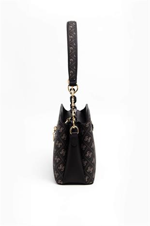 Silver & Polo Füme - Siyah SP937 Kadın Omuz Çantası