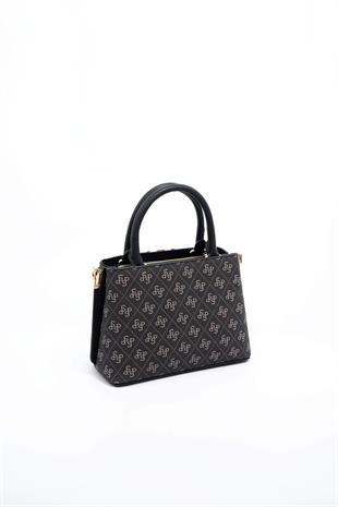 Silver & Polo Füme - Siyah SP987 Kadın El Çantası