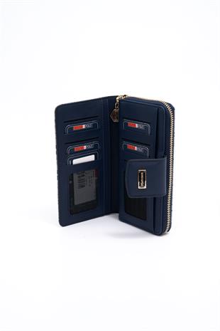 Silver & Polo Gri - Laci SP928 Kadın Cüzdan & Kartlık