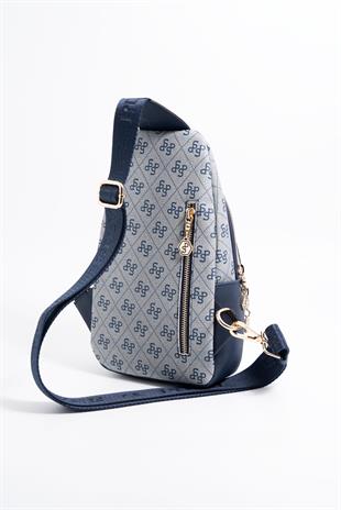 Silver & Polo Gri - Laci SP959 Kadın Bel Çantası