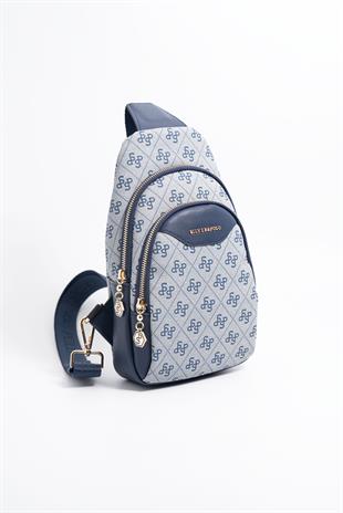 Silver & Polo Gri - Laci SP959 Kadın Bel Çantası