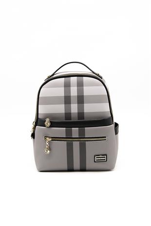 Silver & Polo Gri - Siyah SP1061 Kadın Sırt Çantası