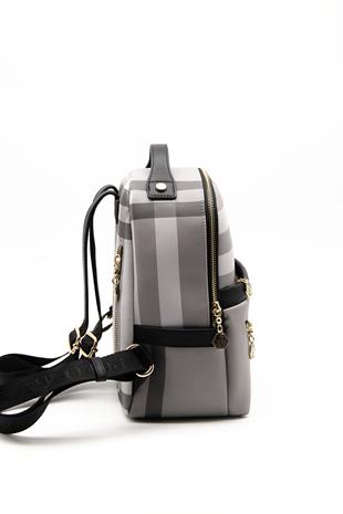 Silver & Polo Gri - Siyah SP1061 Kadın Sırt Çantası