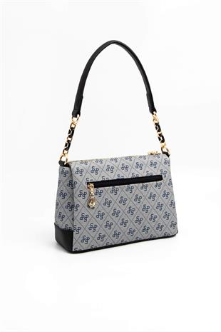 Silver & Polo Gri - Siyah SP910 Kadın Çapraz Çanta