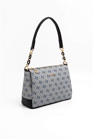 Silver & Polo Gri - Siyah SP910 Kadın Çapraz Çanta