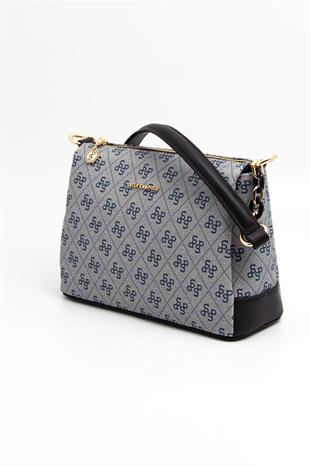 Silver & Polo Gri - Siyah SP910 Kadın Çapraz Çanta