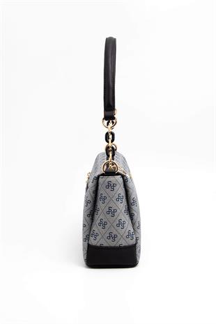 Silver & Polo Gri - Siyah SP910 Kadın Çapraz Çanta