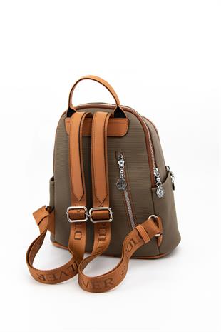Silver & Polo Haki - A.Taba SP1161 Kadın Sırt Çantası