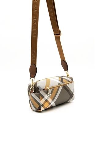 Silver & Polo Haki - Taba SP1142 Kadın Çapraz Çanta