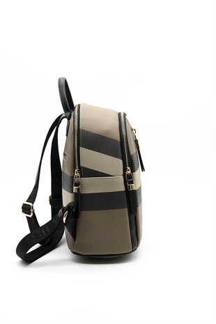 Silver & Polo Kahve - Siyah SP901 Kadın Sırt Çantası