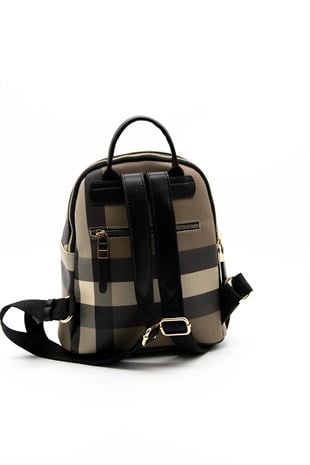 Silver & Polo Kahve - Siyah SP901 Kadın Sırt Çantası