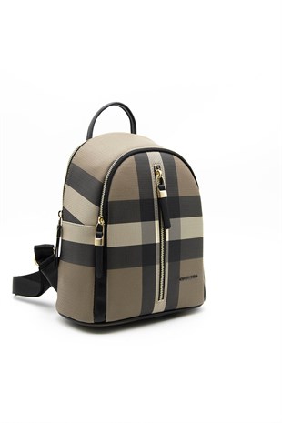 Silver & Polo Kahve - Siyah SP901 Kadın Sırt Çantası