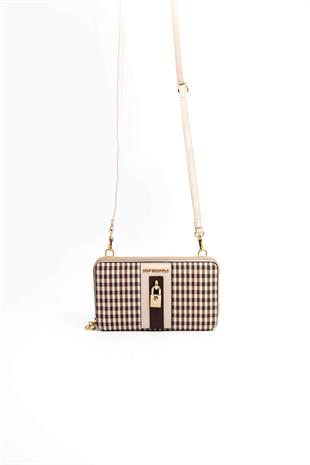 Silver & Polo Kahve Sarı - Bej SP1138 Kadın Cüzdan & Kartlık