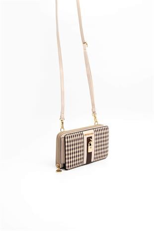 Silver & Polo Kahve Sarı - Bej SP1138 Kadın Cüzdan & Kartlık