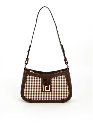 Silver & Polo Kahve Sarı - Kahve SP1132 Kadın Çapraz Çanta