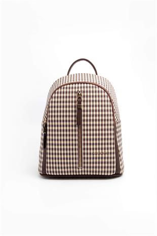 Silver & Polo Kahve Sarı - Kahve SP901 Kadın Sırt Çantası