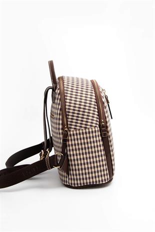 Silver & Polo Kahve Sarı - Kahve SP901 Kadın Sırt Çantası