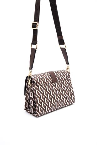 Silver & Polo Kahve SP1009 Kadın Çapraz Çanta