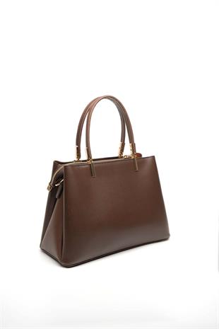 Silver & Polo Kahve SP1098 Kadın El Çantası