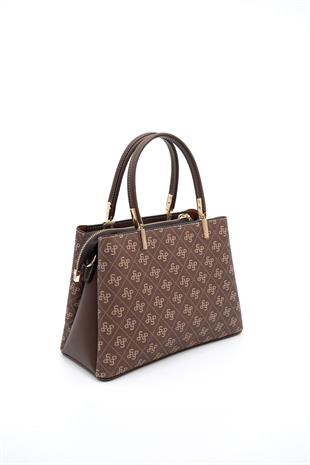 Silver & Polo Kahve SP1098 Kadın El Çantası