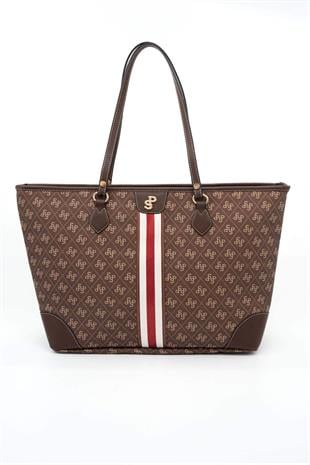 Silver & Polo Kahve SP1169 Kadın Omuz Shopper Çanta