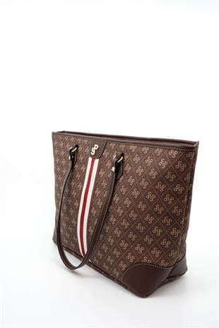 Silver & Polo Kahve SP1169 Kadın Omuz Shopper Çanta