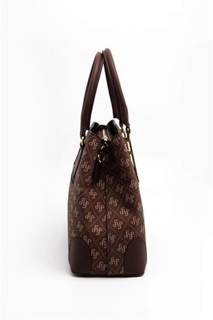 Silver & Polo Kahve SP667 Kadın El Çantası