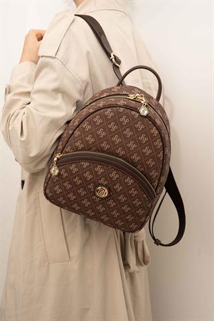 Silver & Polo Kahve SP945 Kadın Sırt Çantası