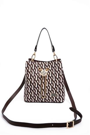 Silver & Polo Kahve SP967 Kadın Çapraz Çanta