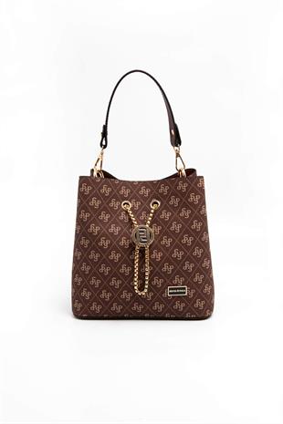 Silver & Polo Kahve SP967 Kadın Çapraz Çanta