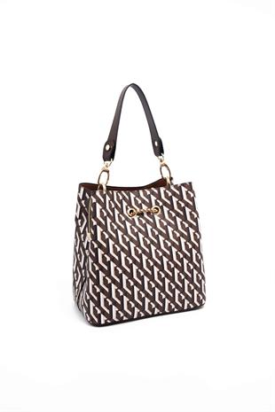 Silver & Polo Kahve SP967 Kadın Çapraz Çanta