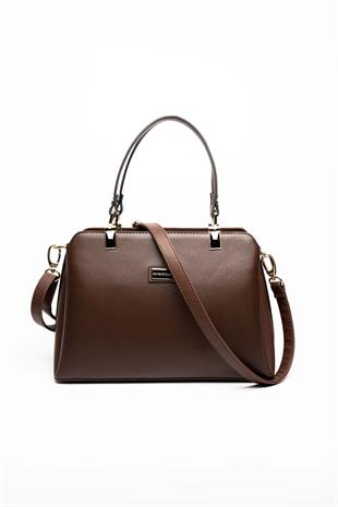 Silver & Polo Kahve SP972 Kadın El Çantası