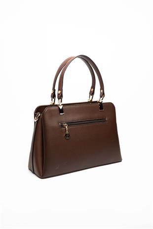 Silver & Polo Kahve SP972 Kadın El Çantası