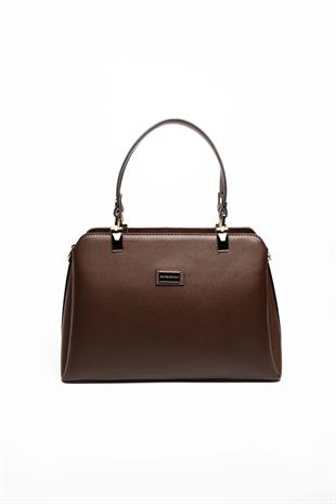 Silver & Polo Kahve SP972 Kadın El Çantası