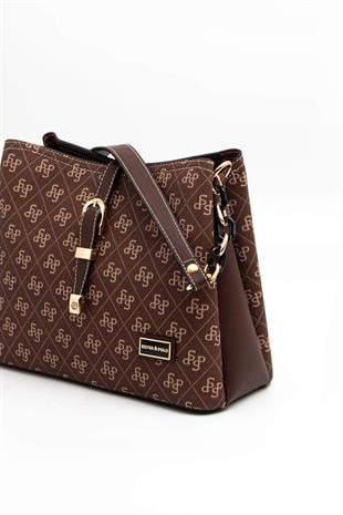 Silver & Polo Kahve SP974 Kadın Omuz Çantası