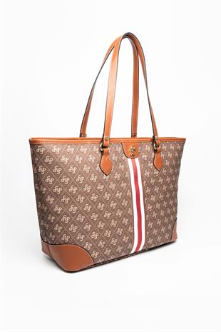 Silver & Polo Kahve - Taba SP1169 Kadın Omuz Çantası