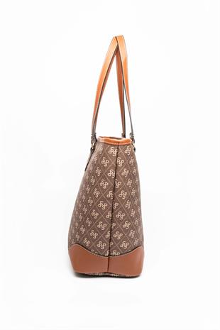 Silver & Polo Kahve - Taba SP1169 Kadın Omuz Çantası