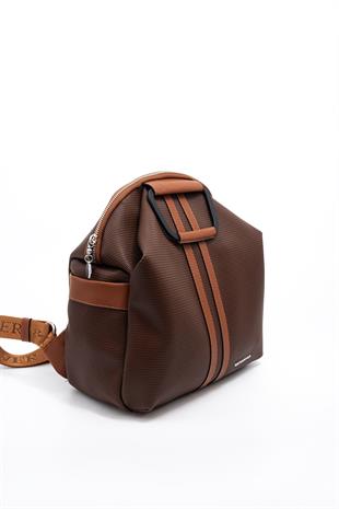 Silver & Polo Kahve - Taba SP771 Kadın Sırt Çantası