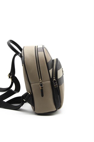 Silver & Polo Kahve - Siyah SP1062 Kadın Sırt Çantası