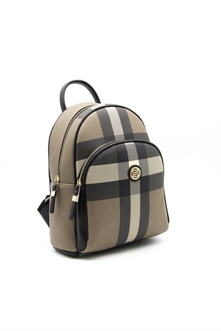 Silver & Polo Kahve - Siyah SP1062 Kadın Sırt Çantası