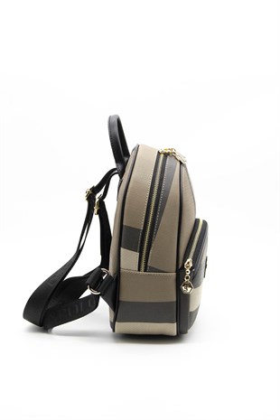 Silver & Polo Kahve - Siyah SP945 Kadın Sırt Çantası