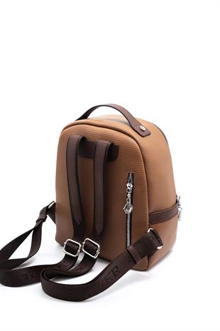 Silver & Polo Karamel - Kahve SP1061 Kadın Sırt Çantası