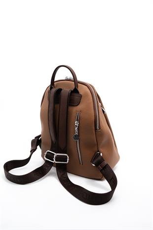 Silver & Polo Karamel - Kahve SP1123 Kadın Sırt Çantası