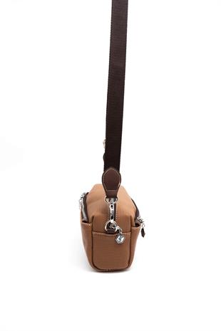 Silver & Polo Karamel - Kahve SP1142 Kadın Çapraz Çanta