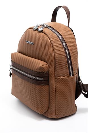 Silver & Polo Karamel - Kahve SP1146 Kadın Sırt Çantası