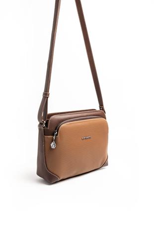 Silver & Polo Karamel - Kahve SP364 Kadın Çapraz Çanta