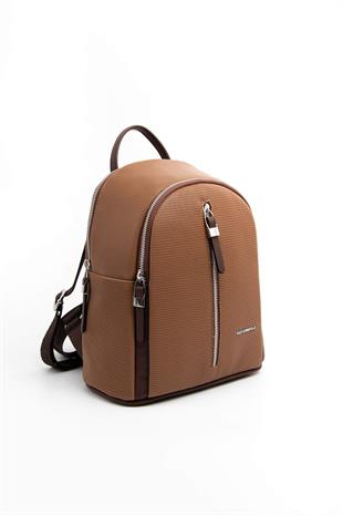 Silver & Polo Karamel - Kahve SP901 Kadın Sırt Çantası