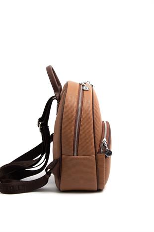 Silver & Polo Karamel - Kahve SP945 Kadın Sırt Çantası